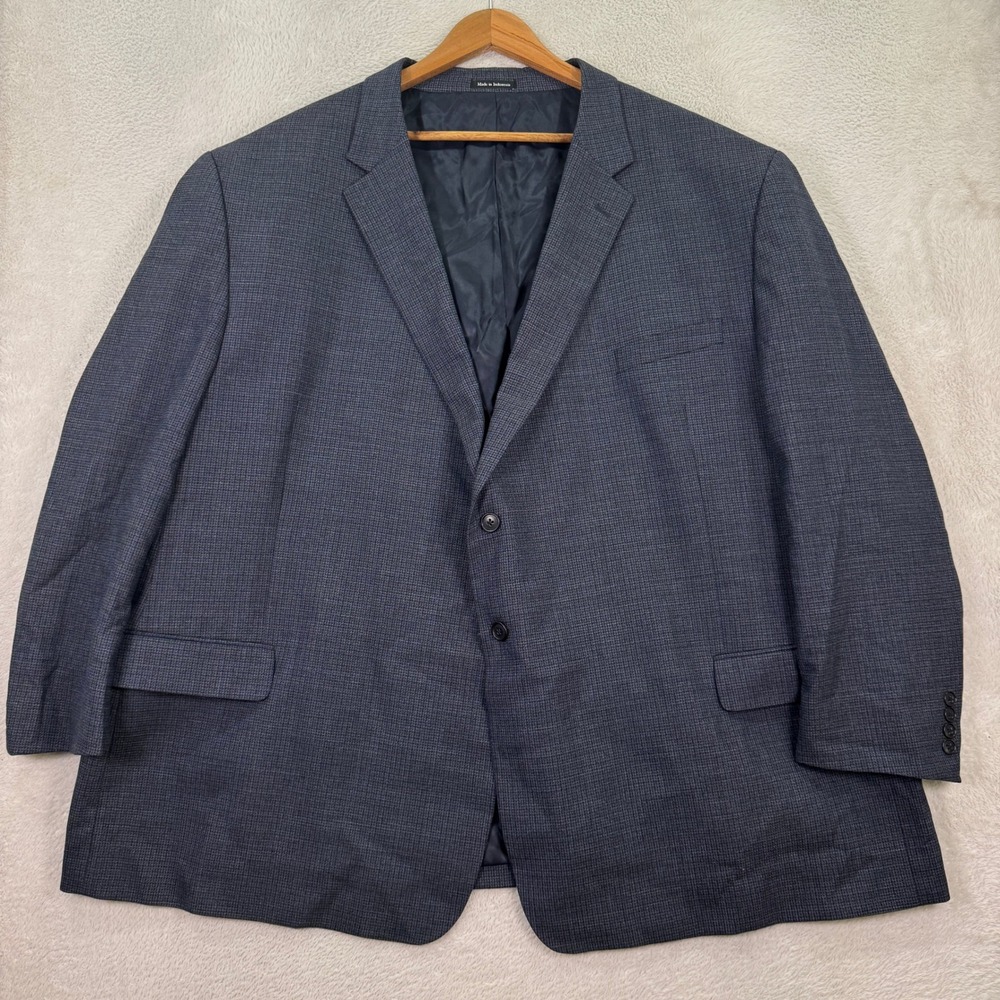 Joseph Feiss Gold Men 58R Big Tall Executive Fit Wool Blend Blazer Casual Preppy